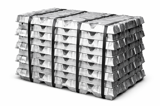 Lingotes de Zinc 25kg para Galvanizado por Inmersión en Caliente